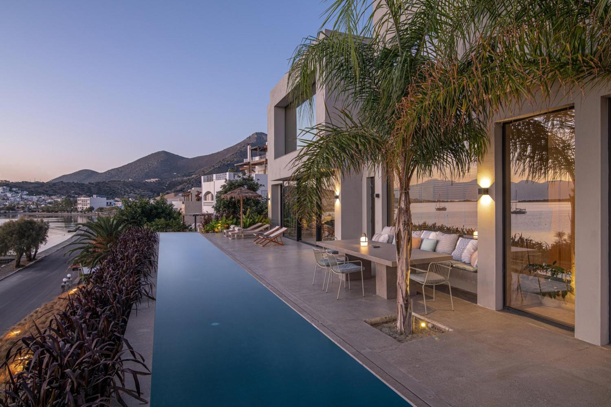 Elounda Gulf Sunrise Villa Extérieur photo